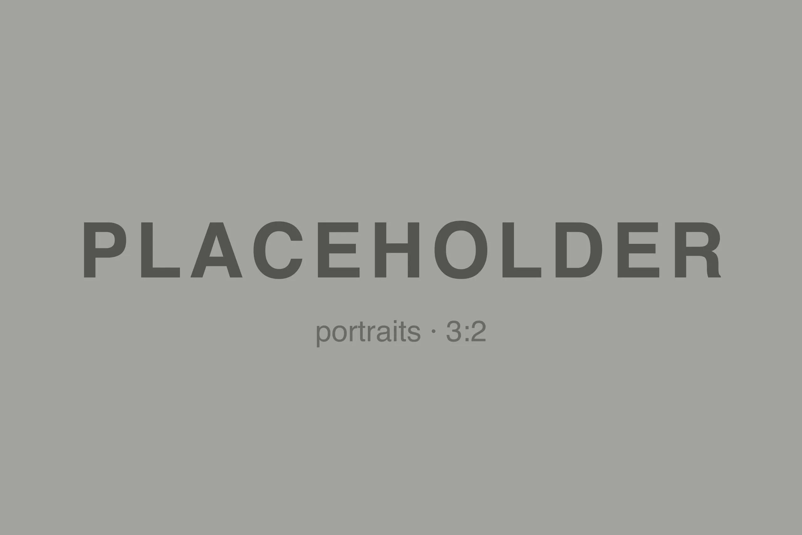 Portraits Placeholder 01