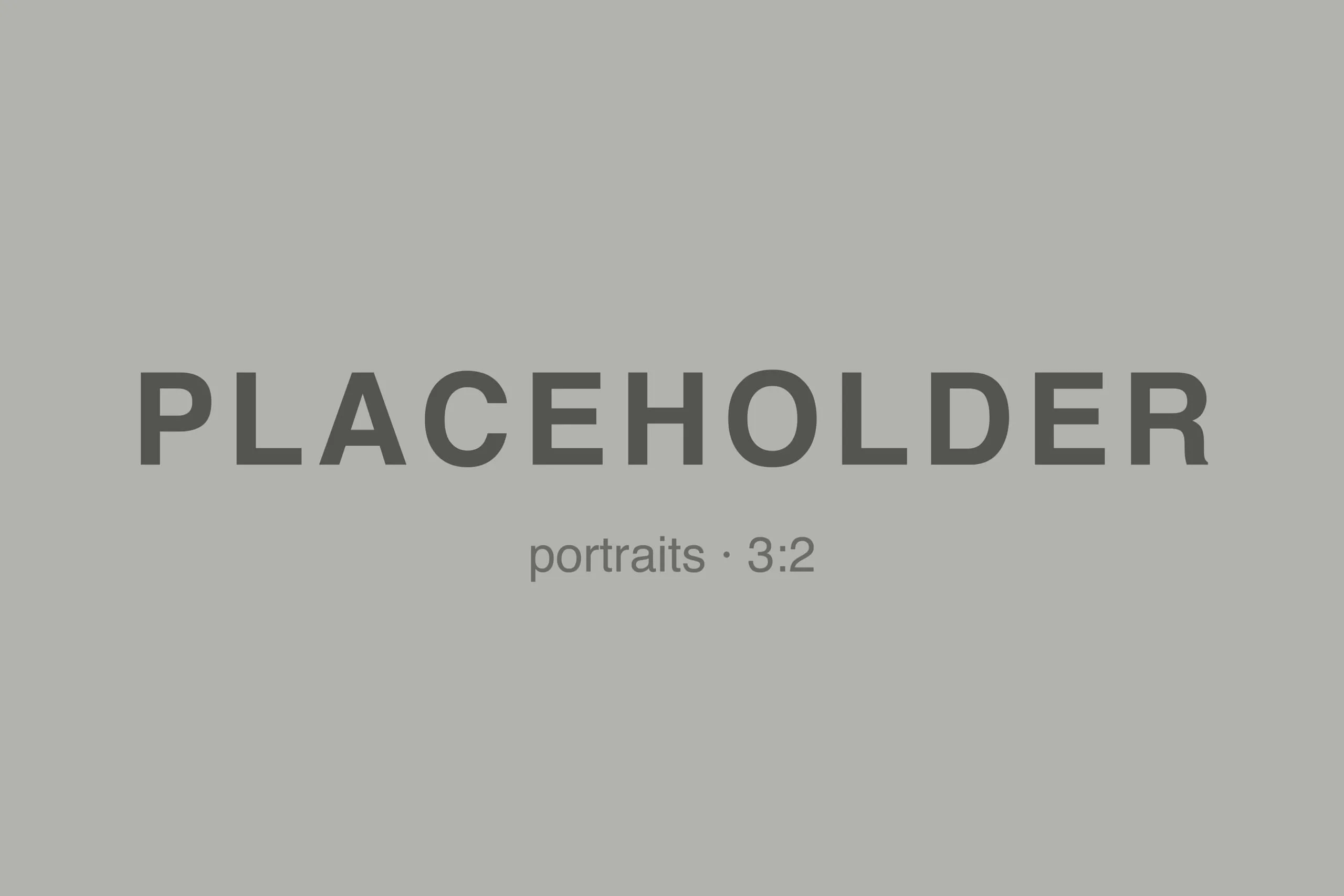 Portraits Placeholder 06